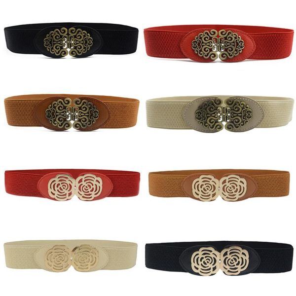 women lady vintage rose flower buckle faux leather belt skinny stretch waistband blthg0006, Black;brown
women lady vintage rose flower buckle faux leather belt skinny stretch waistband blthg0006, Black;brown