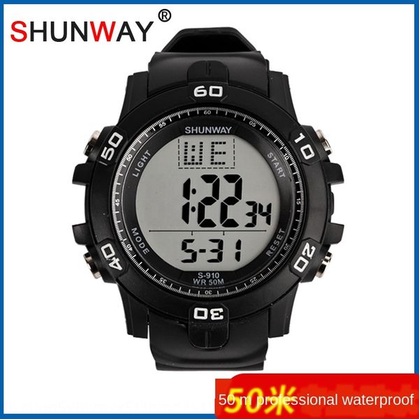 multifunctional 50 m waterproof electronic outdoor sports luminous outdoor sports watch luminous high-end watch men's, Blue
multifunctional 50 m waterproof electronic outdoor sports luminous outdoor sports watch luminous high-end watch men's, Blue