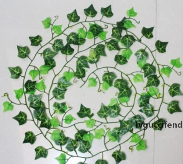 240 cm artificial ivy leaf garland plants plastic green long vine fake foliage flower home decor wedding decoration
240 cm artificial ivy leaf garland plants plastic green long vine fake foliage flower home decor wedding decoration