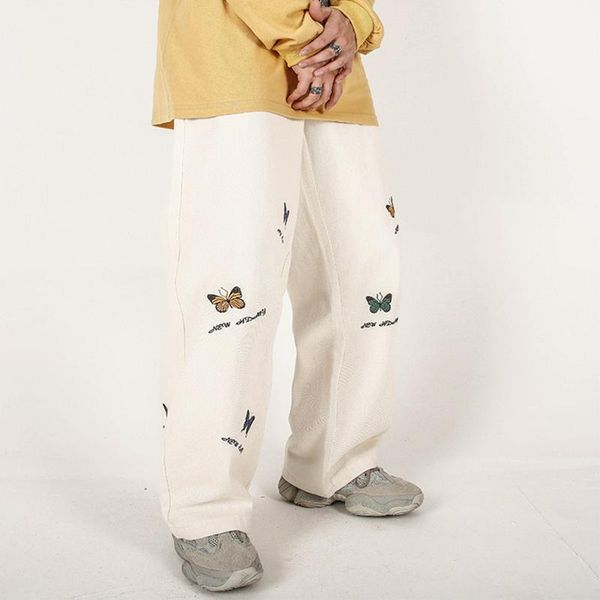 streetwear vintage butterfly print straight pants casual cotton loose elastic waist pants hip hop harajuku joggers men trousers, Black
streetwear vintage butterfly print straight pants casual cotton loose elastic waist pants hip hop harajuku joggers men trousers, Black