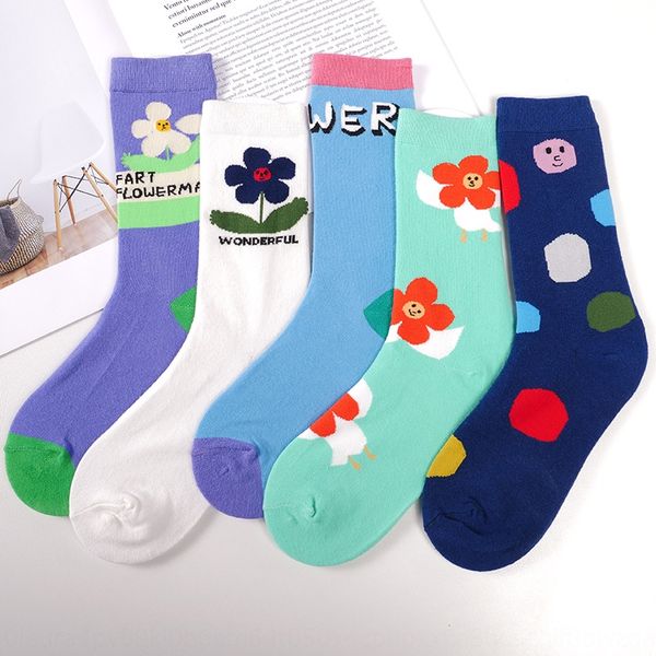 summer and autumn style elegant style korean cute ins flower cotton socks cartoon cute girl medium tube cotton socks fashion, Pink;yellow
summer and autumn style elegant style korean cute ins flower cotton socks cartoon cute girl medium tube cotton socks fashion, Pink;yellow