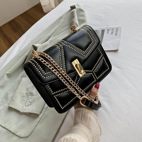 luxury design rivets chain handbags women crossbody bags 2020 new totes ladies shoulder messenger bag female purses
luxury design rivets chain handbags women crossbody bags 2020 new totes ladies shoulder messenger bag female purses