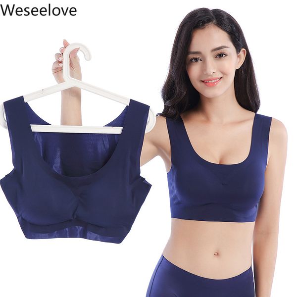 2020 new peace of mind sleep underwear women's plus size bras no steel ring fat xl one-piece sports vest pink bra push up e92, Red;black
2020 new peace of mind sleep underwear women's plus size bras no steel ring fat xl one-piece sports vest pink bra push up e92, Red;black