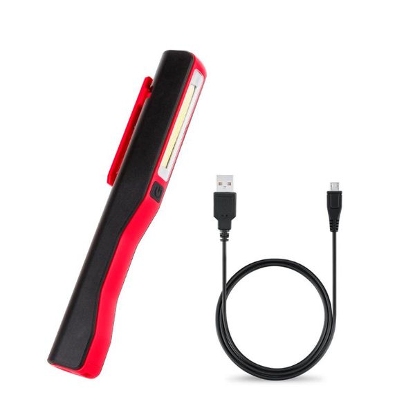 flashlights torches mini inspection lamp cob led usb charging/ type magnetic pen rotation clip torch work lights red/black/orange/blue
flashlights torches mini inspection lamp cob led usb charging/ type magnetic pen rotation clip torch work lights red/black/orange/blue