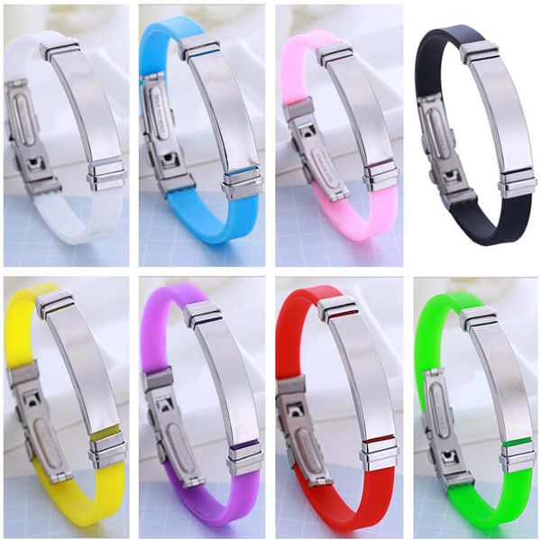 dhl epacket factory direct sales can be processed lettering new jewelry silicone stainless steel bracelet djfb371 charm bracelets jewelry, Black
dhl epacket factory direct sales can be processed lettering new jewelry silicone stainless steel bracelet djfb371 charm bracelets jewelry, Black