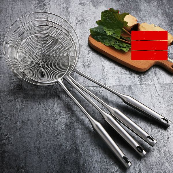 304 stainless steel colander spoon dumplings drain network fried filter spoon fried net fence filter kitchenware 4 sizes
304 stainless steel colander spoon dumplings drain network fried filter spoon fried net fence filter kitchenware 4 sizes