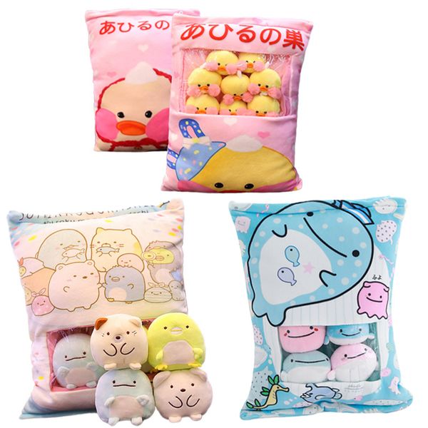 various types a bag of sumikko gurashi&hamster&pig&rabbit&duck&cats&whale plush pillow soft cartoon animal doll children gift mx200716
various types a bag of sumikko gurashi&hamster&pig&rabbit&duck&cats&whale plush pillow soft cartoon animal doll children gift mx200716