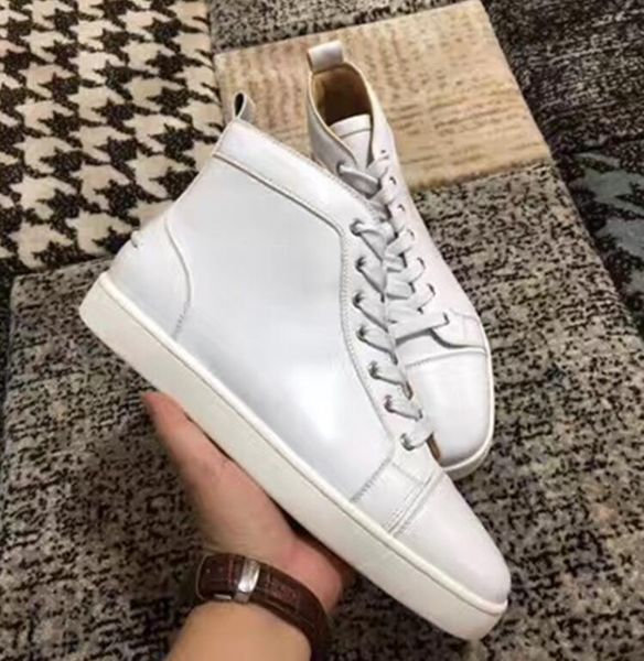 now red bottoms men women fashion shoes high sneakers white leather mens flats casual shoe jogging walking35-47, Black
now red bottoms men women fashion shoes high sneakers white leather mens flats casual shoe jogging walking35-47, Black