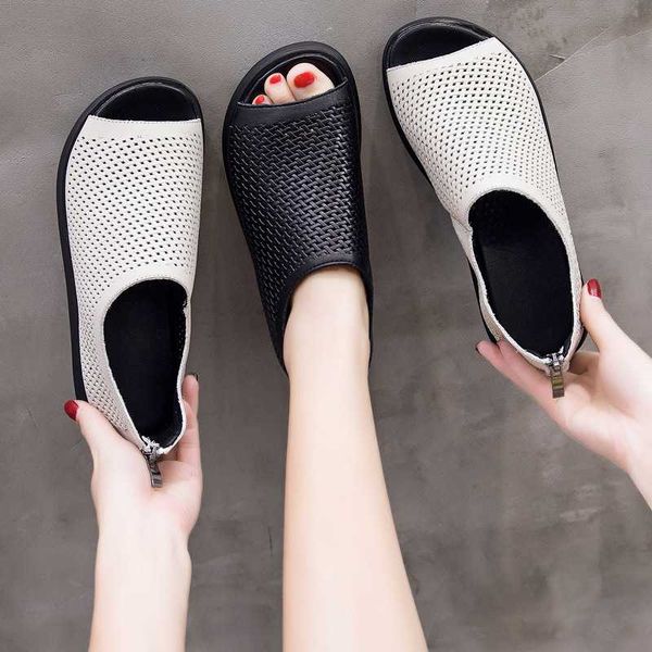 sandals zimnafr 2021 women comfortable casual rome genuine leather platform hollow out handmade female, Black
sandals zimnafr 2021 women comfortable casual rome genuine leather platform hollow out handmade female, Black
