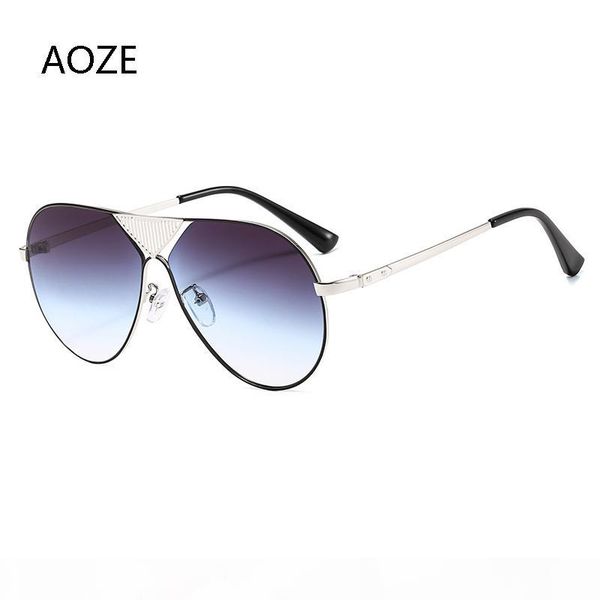aoze 2020 fashion metal pilot sunglasses men's designer sunglasses women's casual vintage uv400, White;black
aoze 2020 fashion metal pilot sunglasses men's designer sunglasses women's casual vintage uv400, White;black