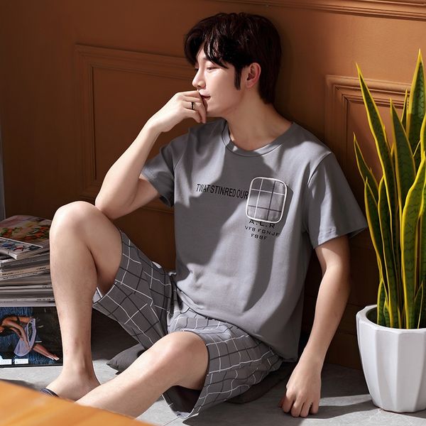 new pajamas men's suit cotton sports style loose plus size short sleeve round neck and shorts pajamas shorts home wear, Black;brown
new pajamas men's suit cotton sports style loose plus size short sleeve round neck and shorts pajamas shorts home wear, Black;brown