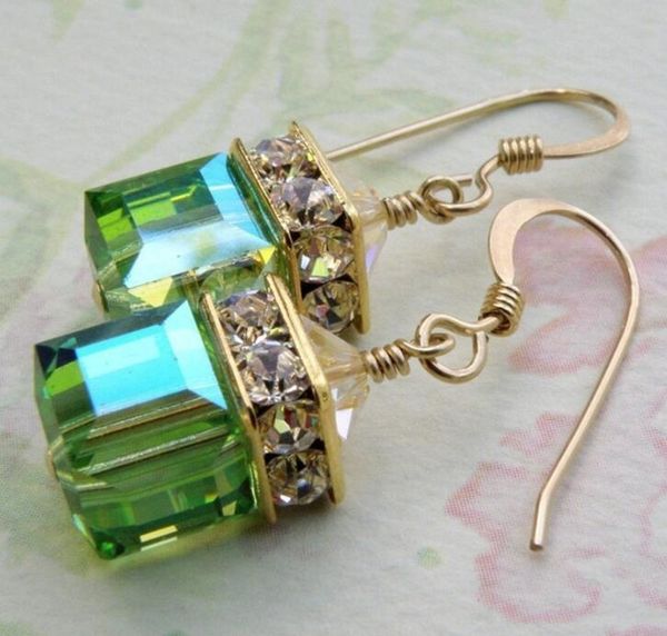 selling gemstone earrings earrings green crystal cube peridot square earrings wy1539, Silver
selling gemstone earrings earrings green crystal cube peridot square earrings wy1539, Silver