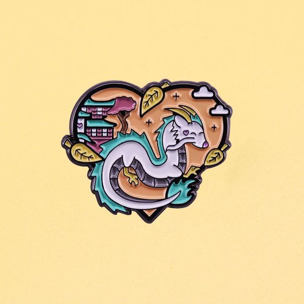 spirited away ogino chihiro theme of the white dragon lapel badges cartoon film love cap brooch women fashion jewelry enamel pin, Gray
spirited away ogino chihiro theme of the white dragon lapel badges cartoon film love cap brooch women fashion jewelry enamel pin, Gray