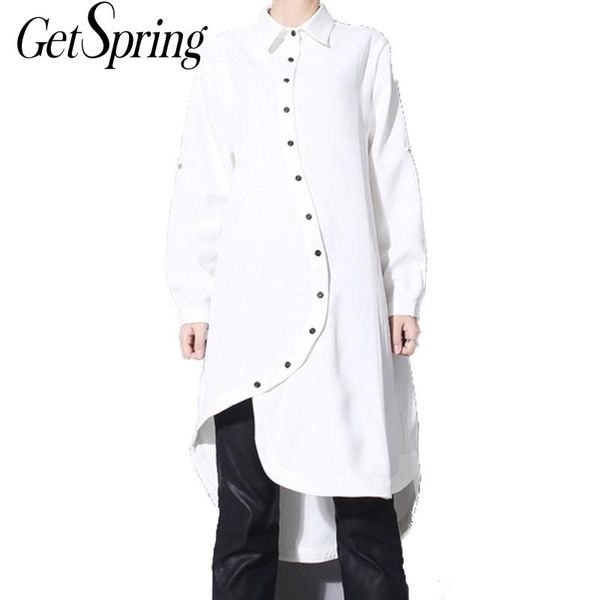 getspring women shirt dress blouse long loose blouse asymmetric irregular women cotton shirts black white shirt plus size autumn, Black;gray
getspring women shirt dress blouse long loose blouse asymmetric irregular women cotton shirts black white shirt plus size autumn, Black;gray