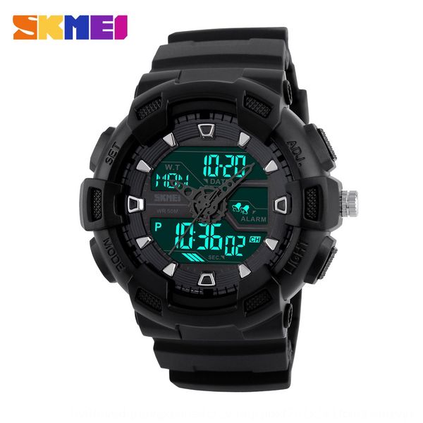 shikemei new cool 3 time display multi-functional waterproof electronic electronic watch fashion sports seismic student watch, Blue
shikemei new cool 3 time display multi-functional waterproof electronic electronic watch fashion sports seismic student watch, Blue