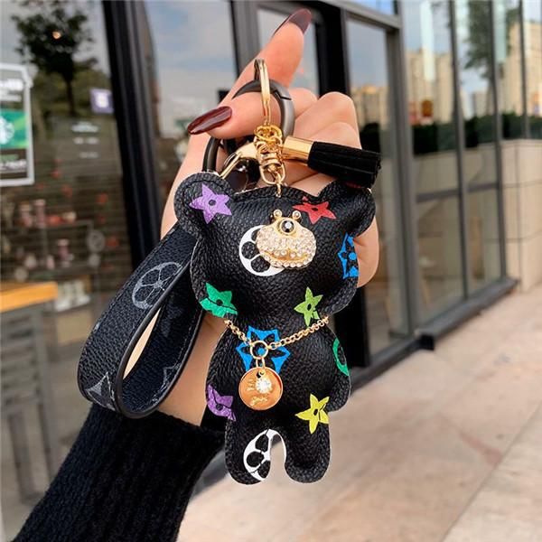 color bear key chain designer accessories fringe key ring pu leather bear design car key chain woman bag charm jewelry christmas gift 8972, Silver
color bear key chain designer accessories fringe key ring pu leather bear design car key chain woman bag charm jewelry christmas gift 8972, Silver