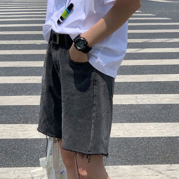 summer thin section denim shorts men popular brand straight-cut loose-fit shorts casual versatile pants with holes pants, Blue
summer thin section denim shorts men popular brand straight-cut loose-fit shorts casual versatile pants with holes pants, Blue