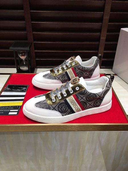 2019w summer new men's printed shoes, trend with small white shoes, fashion wild sports shoes, original box packaging 38-44, Black
2019w summer new men's printed shoes, trend with small white shoes, fashion wild sports shoes, original box packaging 38-44, Black