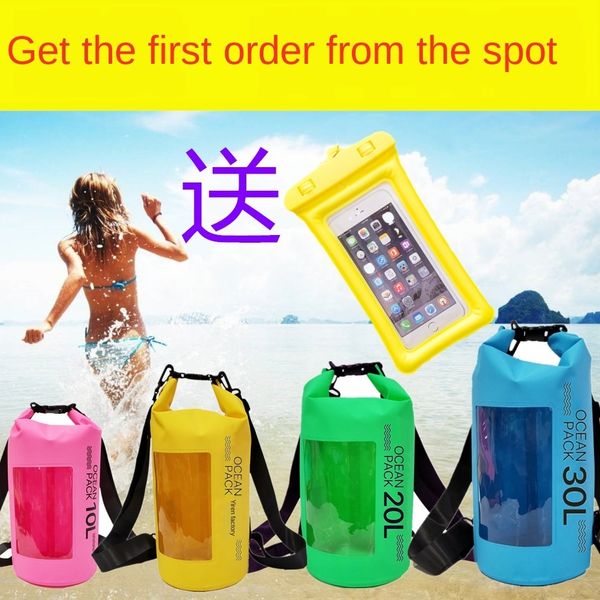 transparent window pvc bucket outdoor double shoulder waterproof waterproof drifting swimming water bag drying bag
transparent window pvc bucket outdoor double shoulder waterproof waterproof drifting swimming water bag drying bag