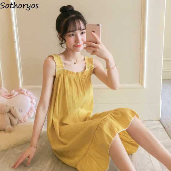 nightgowns women sleeveless summer knee-length ruffles korean style sleepwear elegant casual trendy comfortable breathable new, Black;red
nightgowns women sleeveless summer knee-length ruffles korean style sleepwear elegant casual trendy comfortable breathable new, Black;red