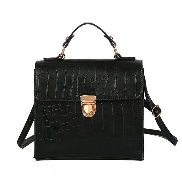 women casual solid flap classic leather wild shoulder bag messenger bag vintage crocodile pattern handbags
women casual solid flap classic leather wild shoulder bag messenger bag vintage crocodile pattern handbags