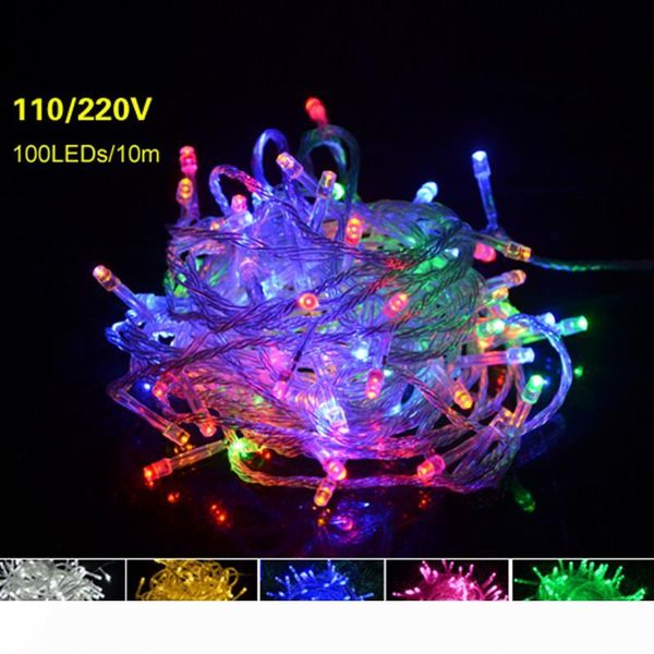 10m rgb waterproof ip65 string led strp light colorful fairy lamp 220v eu & 110v us plug 100 leds christmas decoration bulb
10m rgb waterproof ip65 string led strp light colorful fairy lamp 220v eu & 110v us plug 100 leds christmas decoration bulb