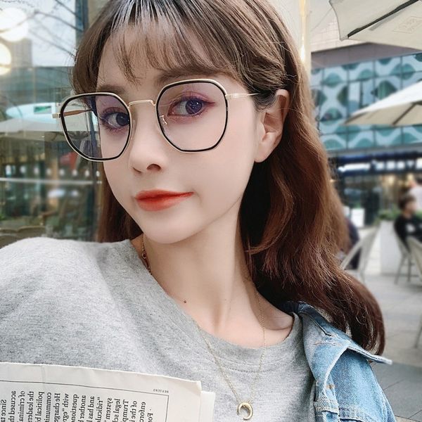 women's glasses korean fashion style cat eye popular semi metal retro sunglasses transparent new, White;black
women's glasses korean fashion style cat eye popular semi metal retro sunglasses transparent new, White;black