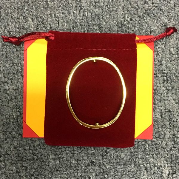 love titanium steel silver rose gold without diamonds bracelet bangles women men screw bracelet couple jewelry with original box 2klr, Black 
love titanium steel silver rose gold without diamonds bracelet bangles women men screw bracelet couple jewelry with original box 2klr, Black