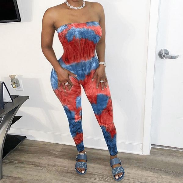 off shoulder strapless jumpsuit new women tie dye print casual slim bodycon rompers female summer sleeveless long pants playsuit, Black;white
off shoulder strapless jumpsuit new women tie dye print casual slim bodycon rompers female summer sleeveless long pants playsuit, Black;white
