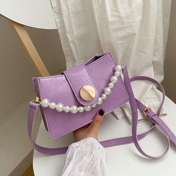 retro alligator leather women handbag tote pearl handle crossbody handbag pearl handle shoulder popular simple female daily bags
retro alligator leather women handbag tote pearl handle crossbody handbag pearl handle shoulder popular simple female daily bags
