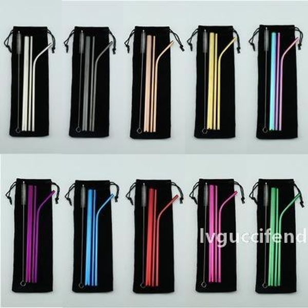 drinking straw set metal straw 304 stainless steel straws with 3 staws and cleaning brush for tumblers
drinking straw set metal straw 304 stainless steel straws with 3 staws and cleaning brush for tumblers