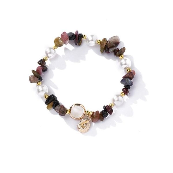 wholesale trendy gold plated irregular shape rose quartz bracelet link chain green aventurine jewelry, Black 
wholesale trendy gold plated irregular shape rose quartz bracelet link chain green aventurine jewelry, Black