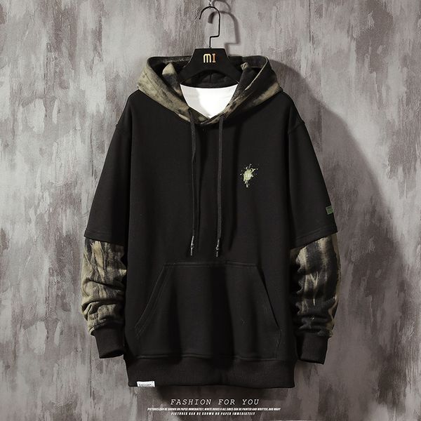 camouflage hoodies for men spring fashion hoodies men's sweatshirts solid color splice hoodies street style cx200723, Black
camouflage hoodies for men spring fashion hoodies men's sweatshirts solid color splice hoodies street style cx200723, Black