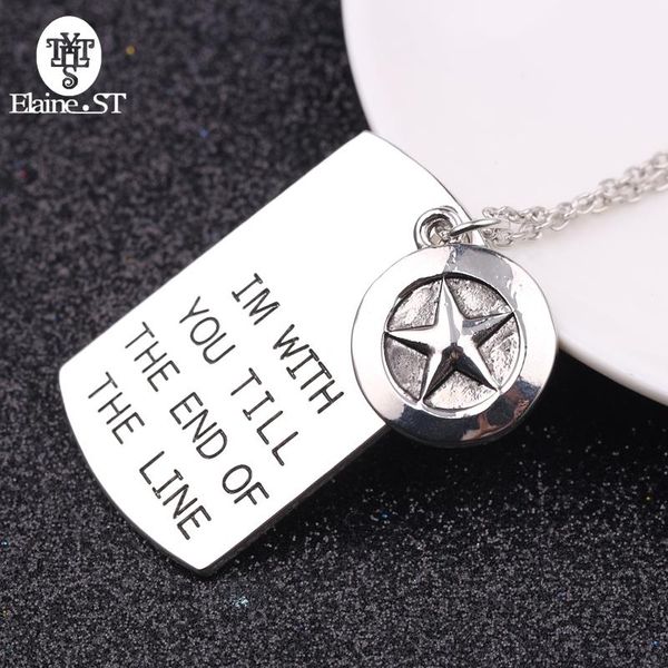 wholesale 10pc/lot avengers captain america statement necklace i'm with you till the end of the line hand carved lovers necklace
wholesale 10pc/lot avengers captain america statement necklace i'm with you till the end of the line hand carved lovers necklace