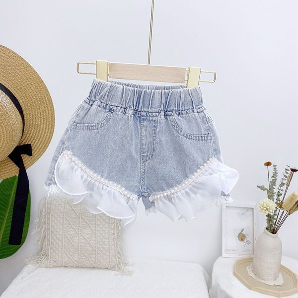 children's wear girls new baby cute pearl lace sweet denim shorts lace children's pants pants 2020, Blue
children's wear girls new baby cute pearl lace sweet denim shorts lace children's pants pants 2020, Blue
