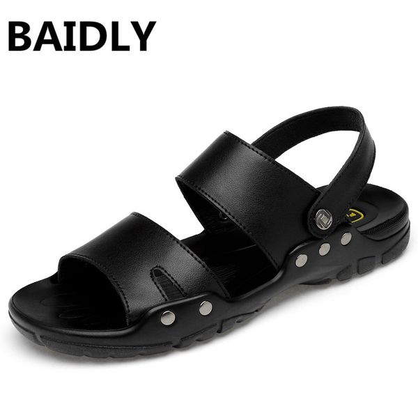 sandals baidly men real leather summer handmade shoes male breathable casual footwear slip on walking big size 38-52, Black
sandals baidly men real leather summer handmade shoes male breathable casual footwear slip on walking big size 38-52, Black