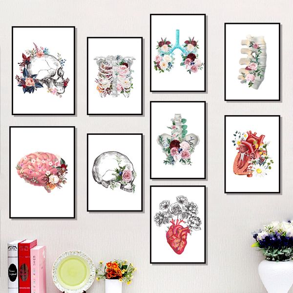 brain heart anatomy vintage wall art unframed canvas painting nordic posters and prints wall pictures for living room decor
brain heart anatomy vintage wall art unframed canvas painting nordic posters and prints wall pictures for living room decor