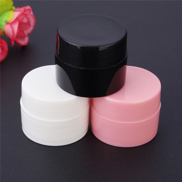 1pcs 5g empty plastic nail art cosmetic containers jar small sample cream pot nail gel box makeup tool black white pink
1pcs 5g empty plastic nail art cosmetic containers jar small sample cream pot nail gel box makeup tool black white pink