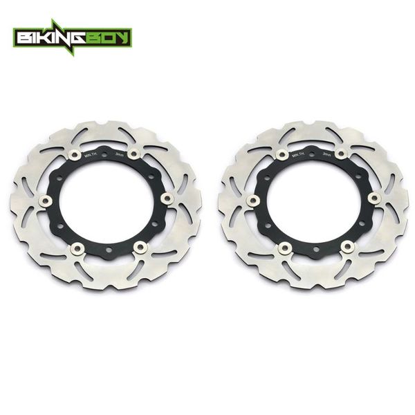 bikingboy front brake discs rotors disks for xp 500 t-max 2008 2009 2010 2011 xp500 t-max abs motorcycle replacement 2pc
bikingboy front brake discs rotors disks for xp 500 t-max 2008 2009 2010 2011 xp500 t-max abs motorcycle replacement 2pc