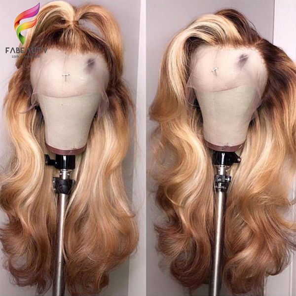 ombre blonde lace front human hair wig 150% brazilian wavy 13*4 lace wigs pre plucked 4/27 honey blonde remy wig, Black
ombre blonde lace front human hair wig 150% brazilian wavy 13*4 lace wigs pre plucked 4/27 honey blonde remy wig, Black