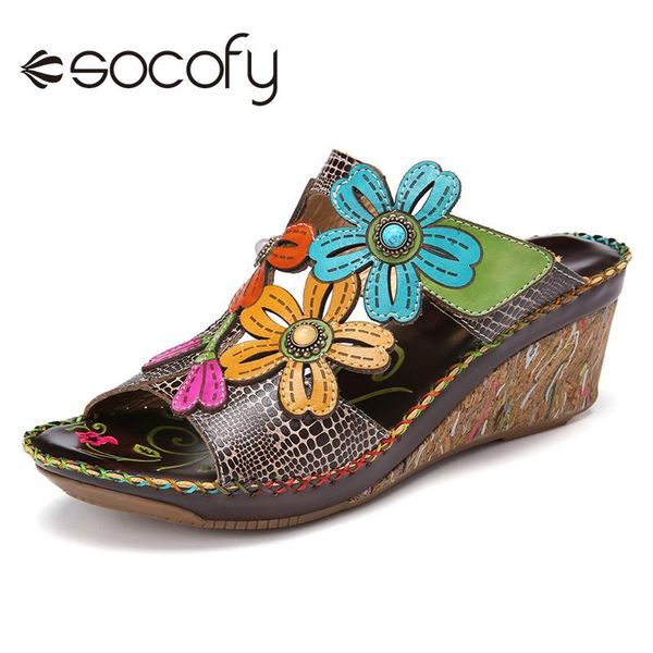 socofy women retro style casual wedge sandals floral decor beading hollow out open toe colorful wedge sandals shoes 2020, Black
socofy women retro style casual wedge sandals floral decor beading hollow out open toe colorful wedge sandals shoes 2020, Black
