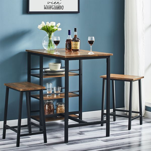 3 piece bar table set kitchen table bistro table and 2 bar stools dining tables set
3 piece bar table set kitchen table bistro table and 2 bar stools dining tables set