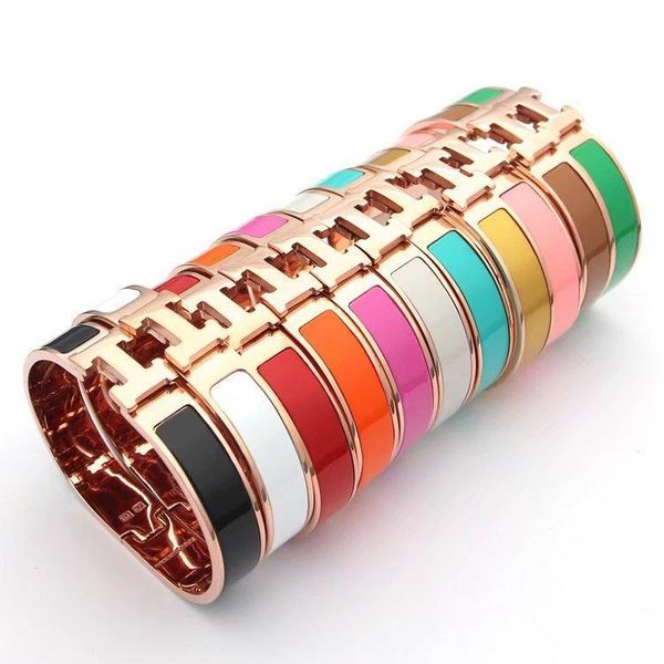 brand stainless steel 12mm width classic rose color love bracelet bangle for women fashion enamel bracelet wedding jewelry gift, Black
brand stainless steel 12mm width classic rose color love bracelet bangle for women fashion enamel bracelet wedding jewelry gift, Black