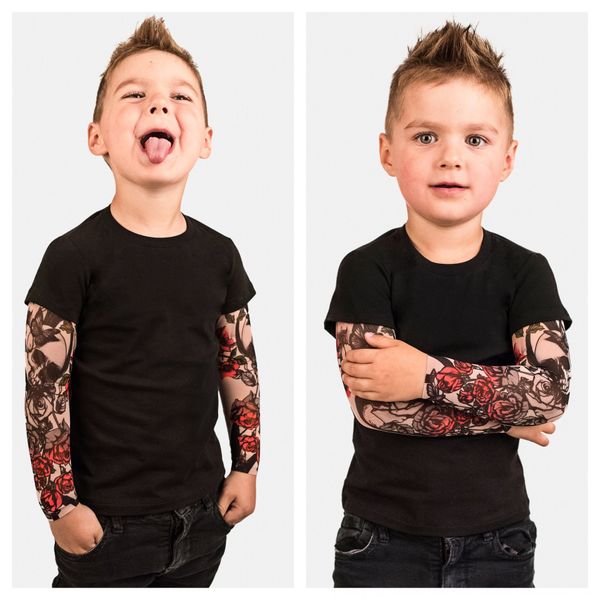 boy's tattoo stitching sleeves children's t-shirt fashion tattoo fake children's t-shirt coat two pieces, Blue
boy's tattoo stitching sleeves children's t-shirt fashion tattoo fake children's t-shirt coat two pieces, Blue