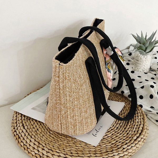 casual big bag female new fashion large capacity scarves straw bag simple hand shoulder
casual big bag female new fashion large capacity scarves straw bag simple hand shoulder
