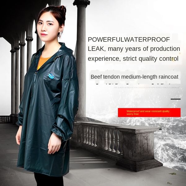 thickened beef tendon midi fashion windbreaker windbreaker raincoat with hat windproof mine clothes raincoat, Red;brown
thickened beef tendon midi fashion windbreaker windbreaker raincoat with hat windproof mine clothes raincoat, Red;brown