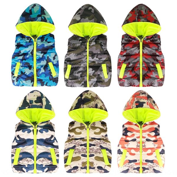 camouflage pattern детская верхняя осень top coat жилет модный жилет на молнии с капюшоном без рукавов пальто для мальчиков, Camo
camouflage pattern детская верхняя осень top coat жилет модный жилет на молнии с капюшоном без рукавов пальто для мальчиков, Camo