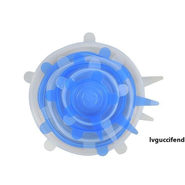 silicone stretch suction pot lids food grade fresh keeping wrap seal lid pan cover nice kitchen accessories 6pcs/set lxl568
silicone stretch suction pot lids food grade fresh keeping wrap seal lid pan cover nice kitchen accessories 6pcs/set lxl568