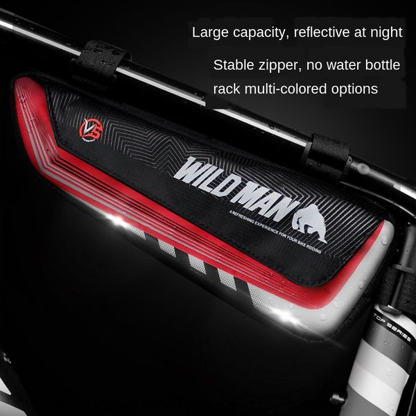 wild man triangle front beam mountain bicycle bicycle bike kit saddle bag upper tube bag riding equipment
wild man triangle front beam mountain bicycle bicycle bike kit saddle bag upper tube bag riding equipment