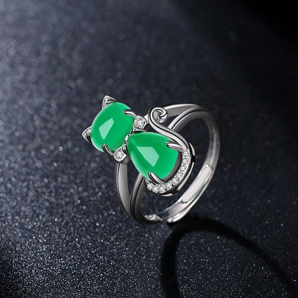 10 pcs silver plated lovely cat many colors agates and crystal resizable finger ring for elegant women jewelry
10 pcs silver plated lovely cat many colors agates and crystal resizable finger ring for elegant women jewelry